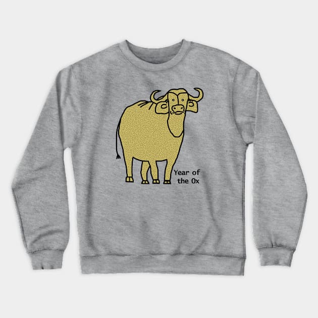 Year of the Ox Crewneck Sweatshirt by ellenhenryart